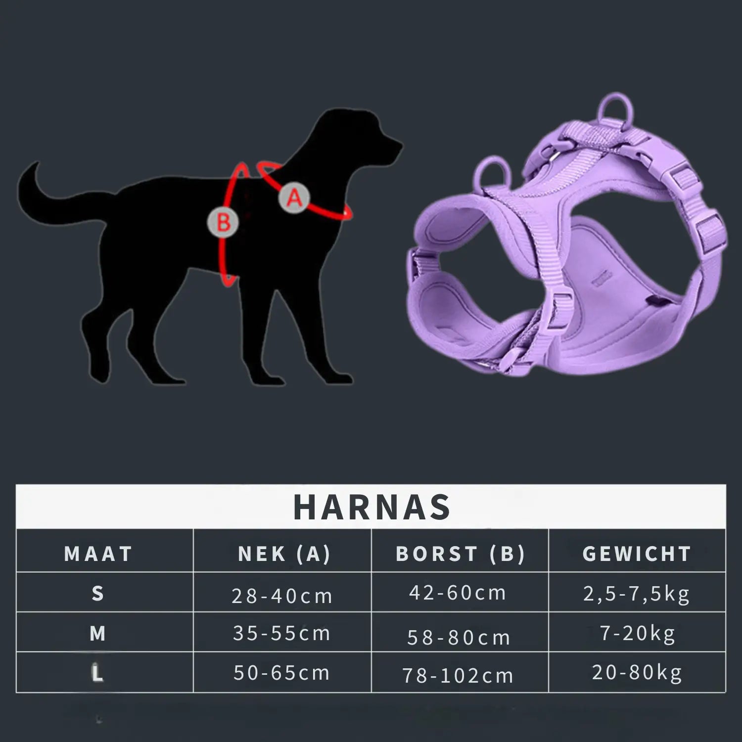 Hondenharnas Set | Waterdicht Handsfree Wandelen 4-in-1 Set